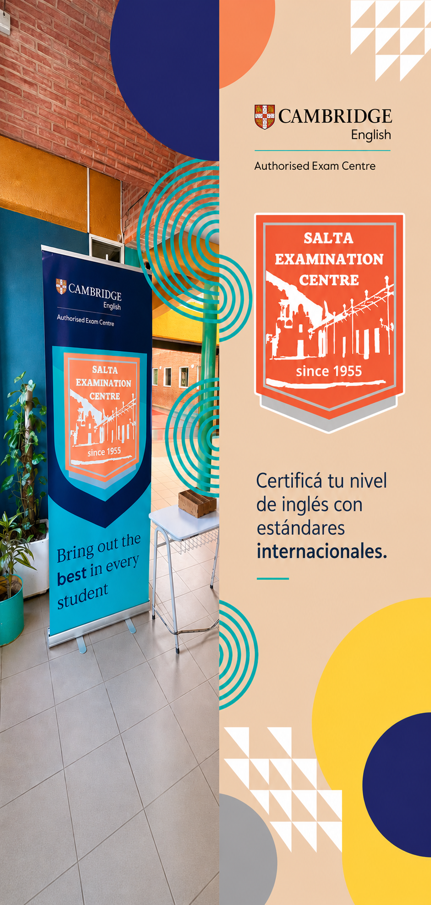 Salta Examination Centre - Students learning together